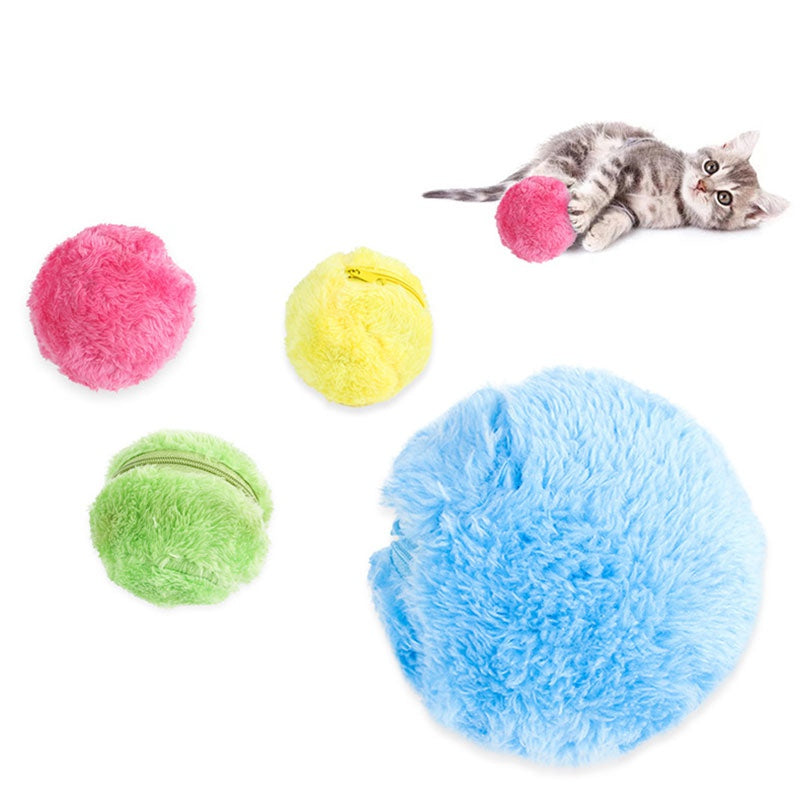 Magic Roller Ball Dog or Cat Interactive Plush Toy