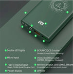 20,000mAh magnetic power bank, close-up view