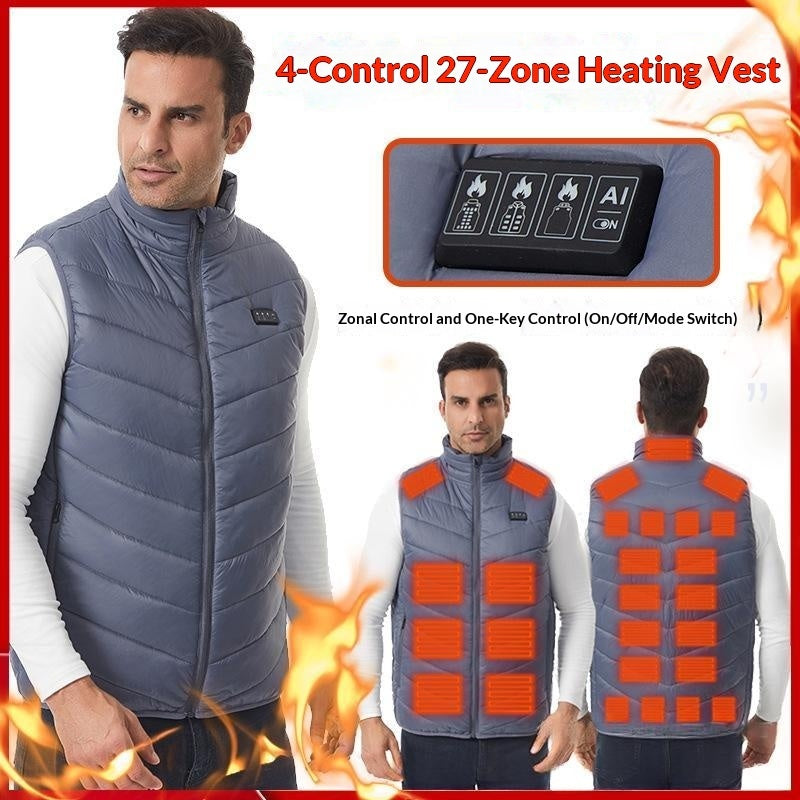Men's USB heated vest, product view