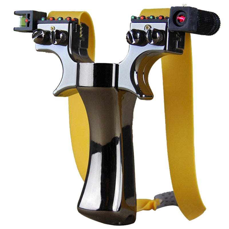 Double Spiral Four Color Fast Compression Slingshot Outdoor Hunting Shooting Rubber Band with Target Paper Exercise Package