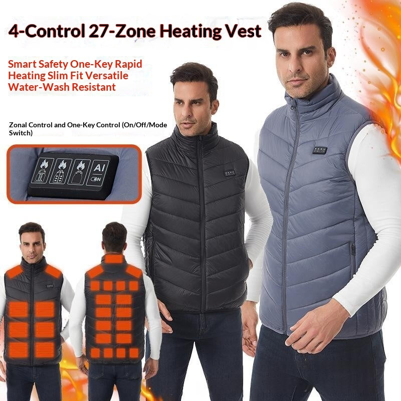 Men's USB heated vest for golf and winter, GetScout