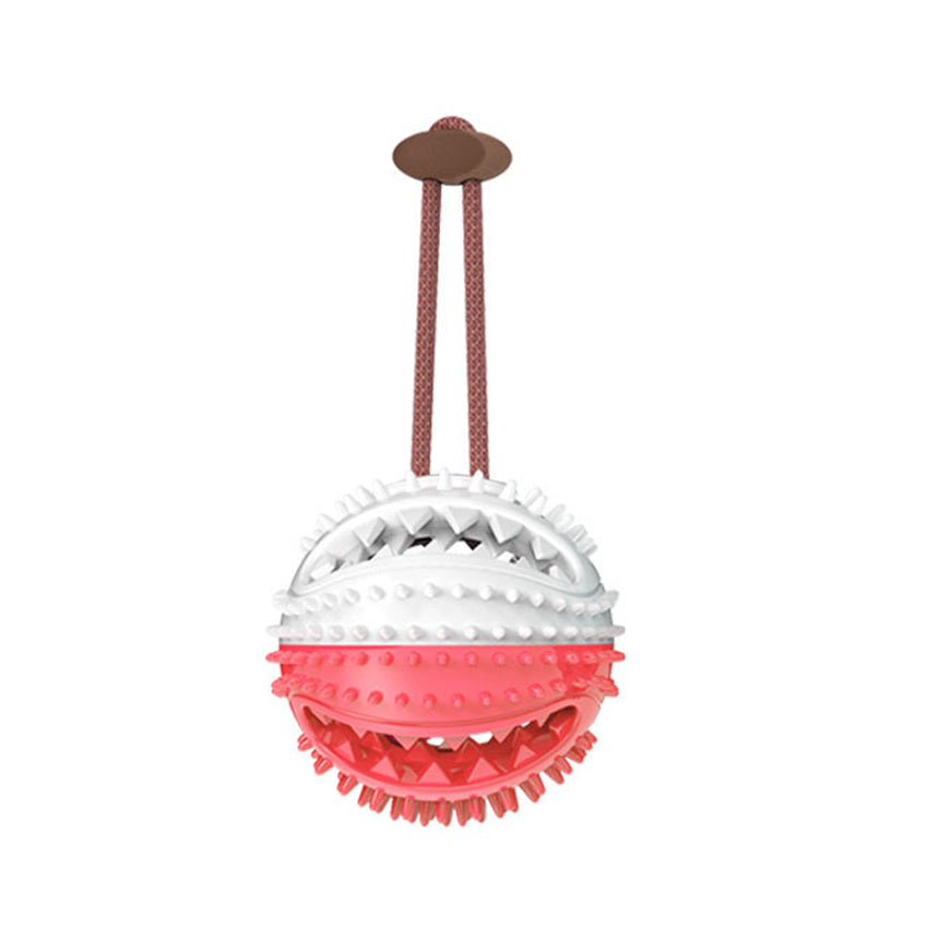 Silicon Suction Cup Teeth Cleaner Tug Toy For Dog