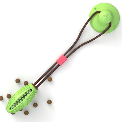 Silicon Suction Cup Teeth Cleaner Tug Toy For Dog