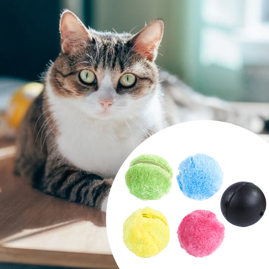 Magic Roller Ball Dog or Cat Interactive Plush Toy