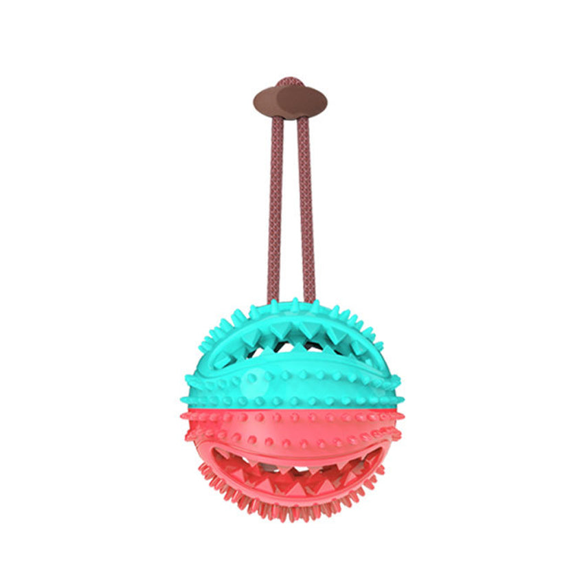 Silicon Suction Cup Teeth Cleaner Tug Toy For Dog