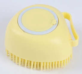 Shampoo Dispensing Silicone Dog Bath Brush
