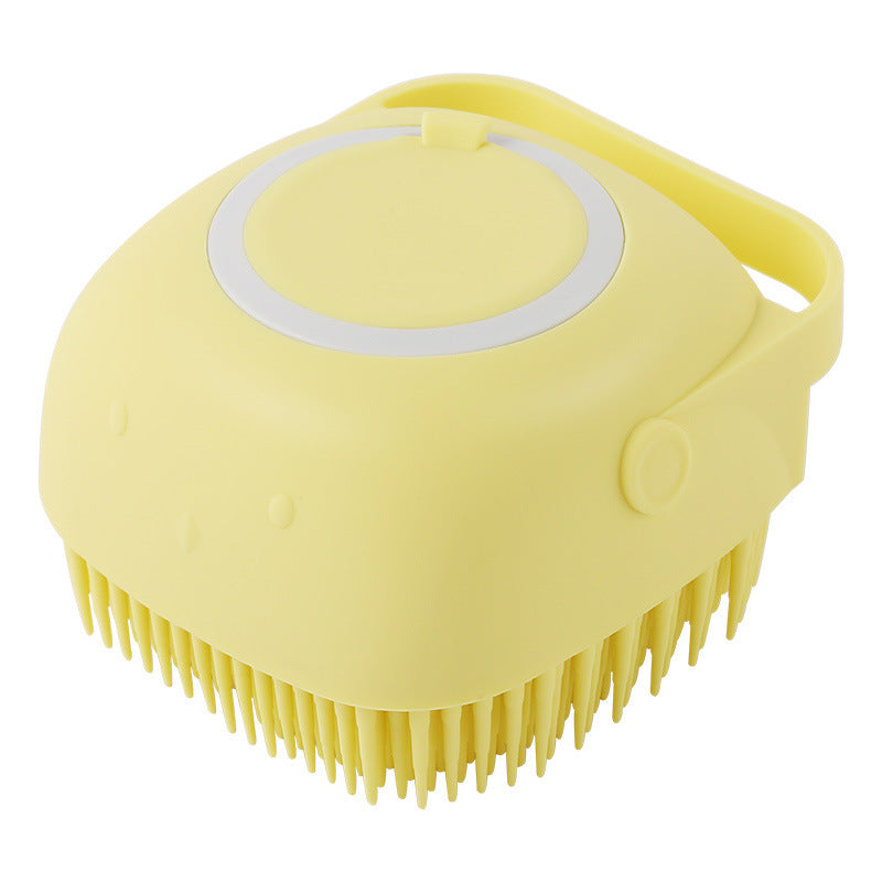Shampoo Dispensing Silicone Dog Bath Brush
